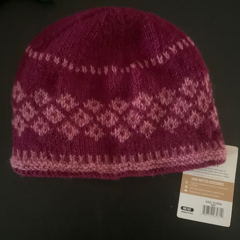 Feelgoodz wool hat with polar fleece lining